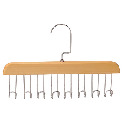 Perchero de Madera con 8 ganchos - 2 piezas