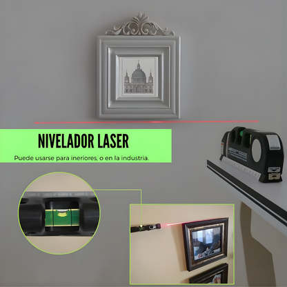 Nivelador Laser Cinta Metrica 2.5M