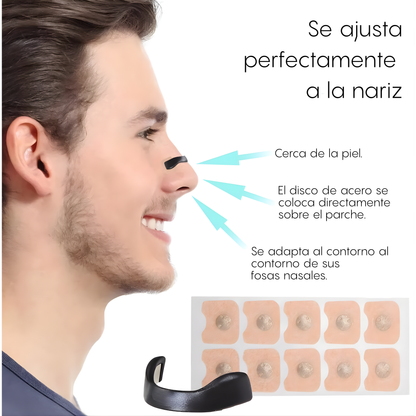 Dilatadores Nasales Magnéticos para Mejorar la Respiración y Reducir Ronquidos