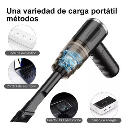 Aspiradora portátil para carro y casa