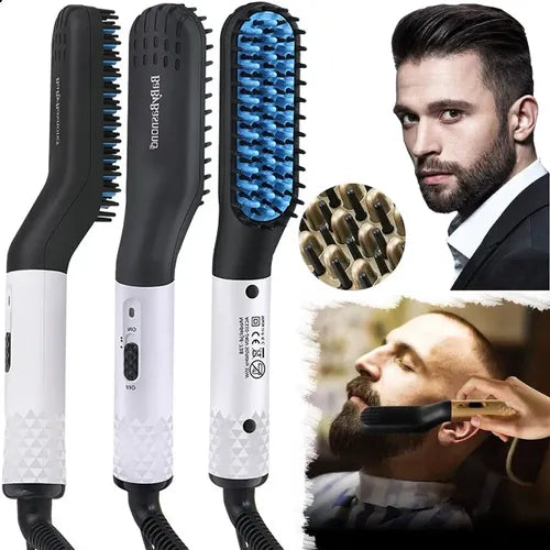 Cepillo Plancha  Para Barba o Cabello Dama y Caballero
