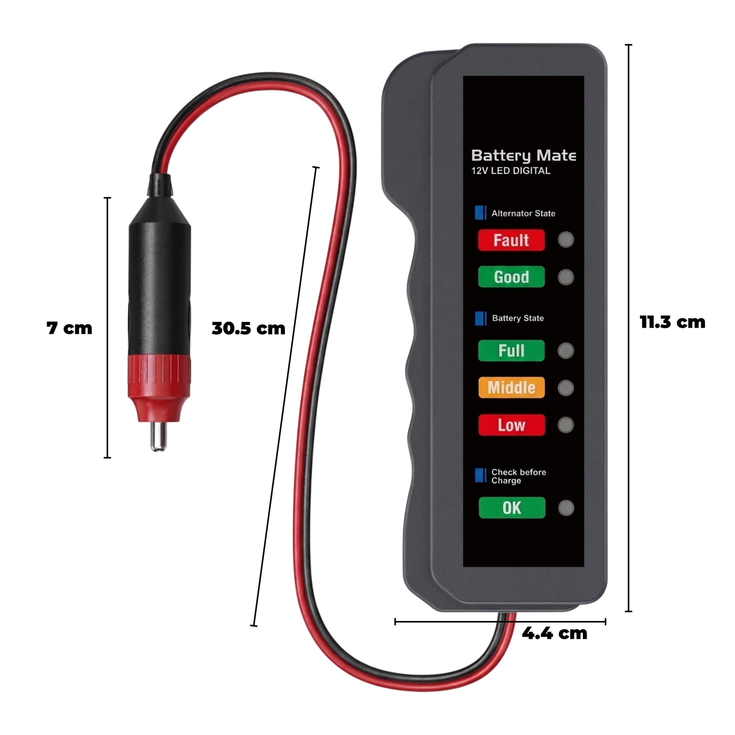 Medidor de bateria para Auto