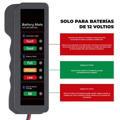 Medidor de bateria para Auto